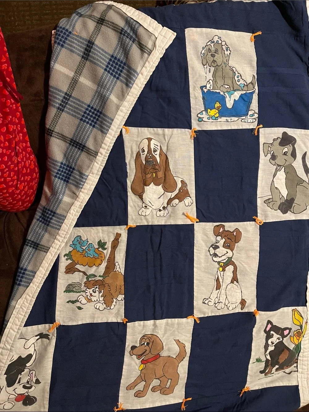 Muliple Disney & Animal Quilt Baby Blanket